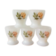 Service of 5 coqueters pastel pink pattern Arcopal