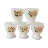 Service of 5 coqueters pastel pink pattern Arcopal