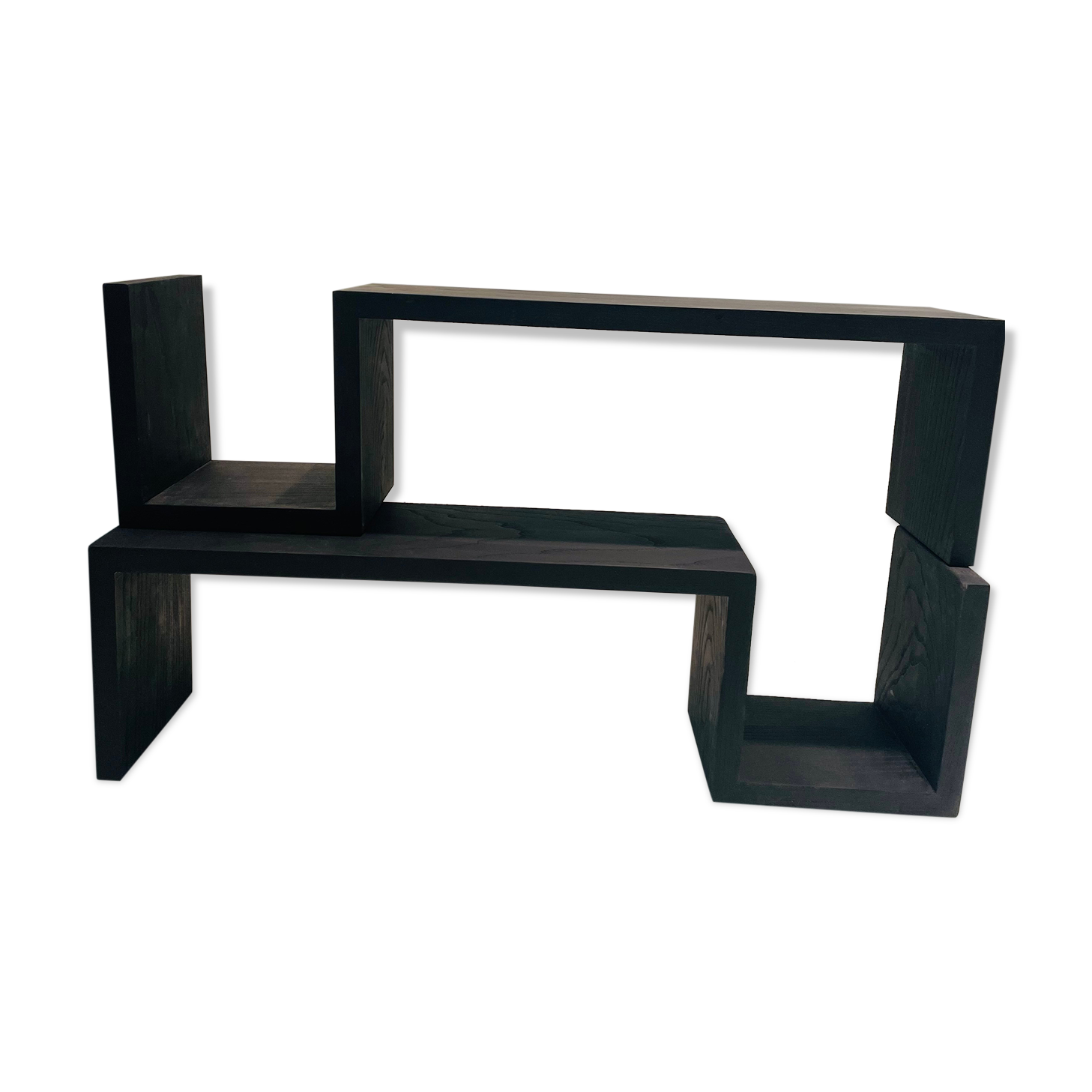 Solid wood wall shelves