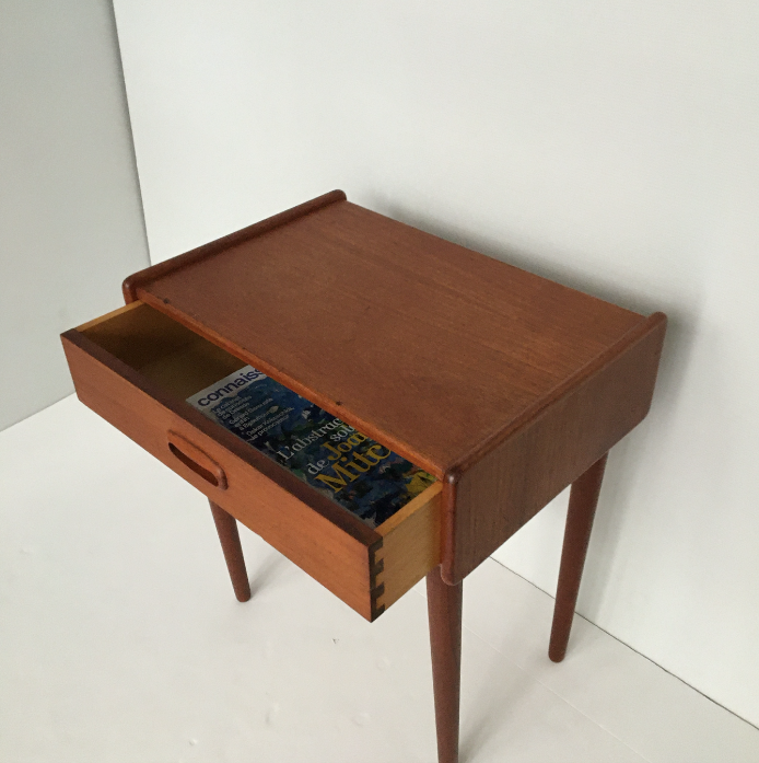 Vintage Danish bedside table