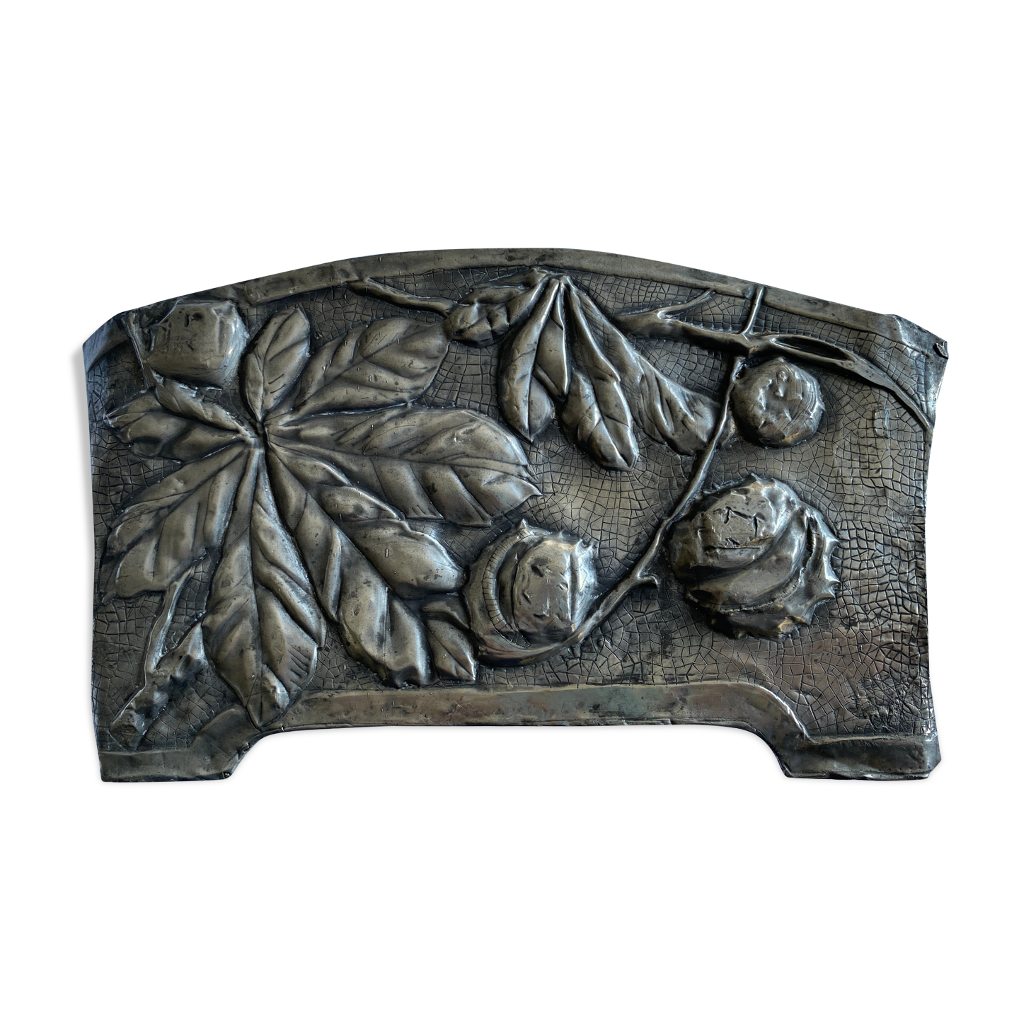 Tin planter pushed back Art Nouveau late nineteenth early twentieth century
