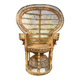 Emmanuelle armchair, Peacock model, 1970s vintage