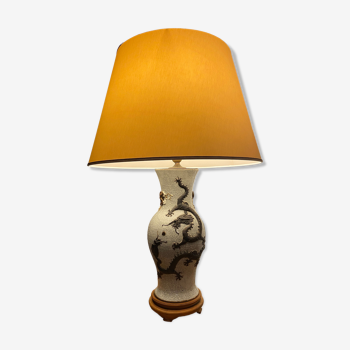 Lampe vase chinois Nankin XIX