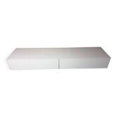 Low sideboard Lago white lacquered 2000
