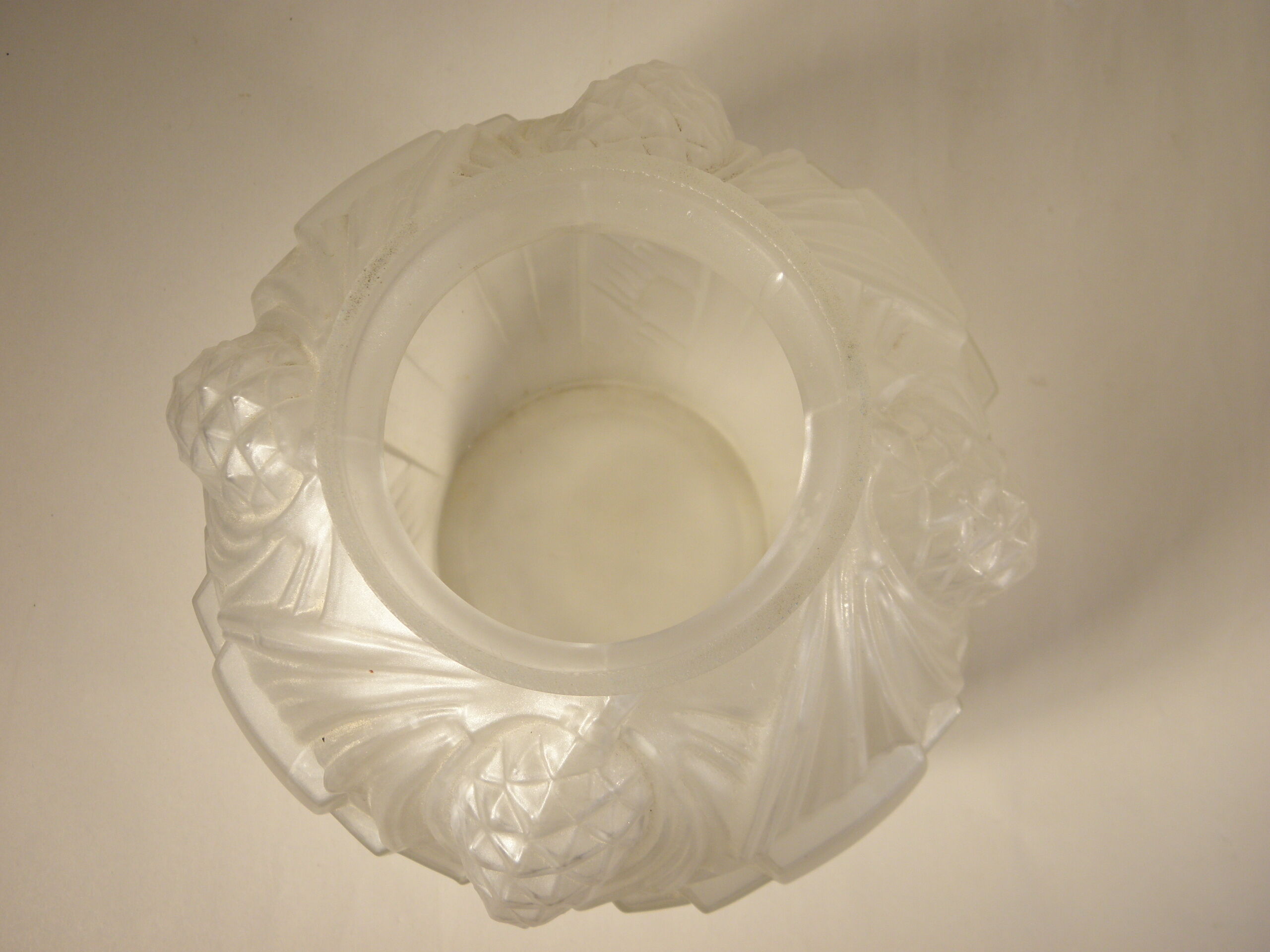 Pair of Art Deco glass vases