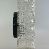 60s 70s lamp light wall lamp wall lamp ice glass space age design