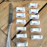 Set of 12 knife holders