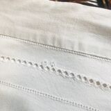 Old sheet embroidered and openwork hand (scale pattern) 251x172