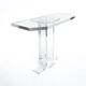 1970s lucite table hollywood regency perspex acrylic vintage postmodern space charles hollis jones
