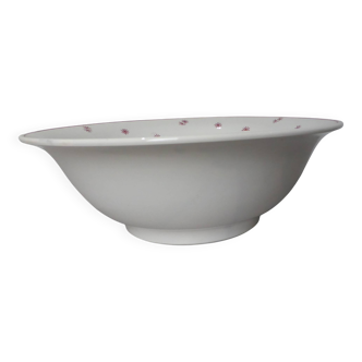 Vintage salad bowl on a pedestal, Digoin Sarreguemines, Andree model 231133
