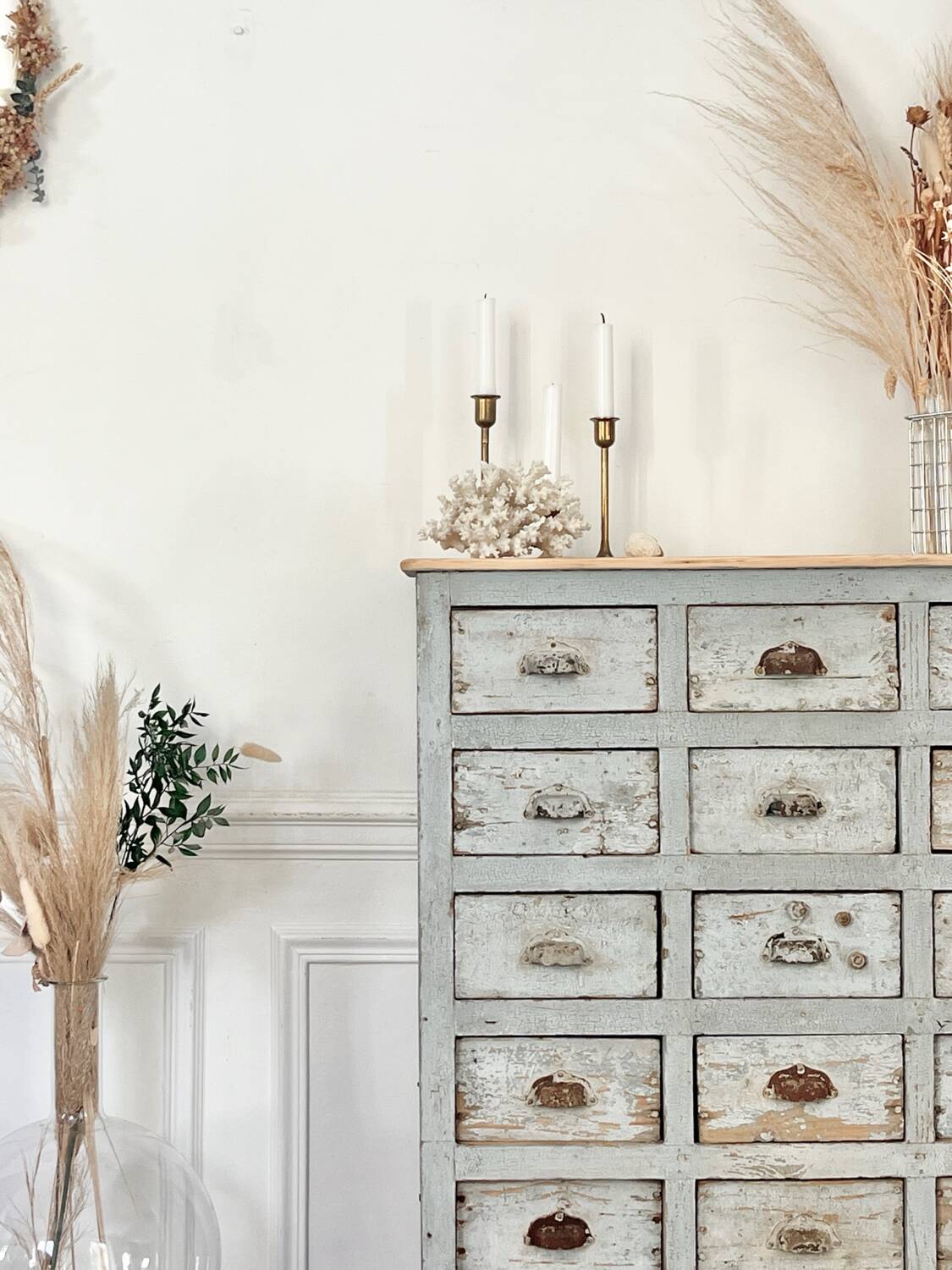 Meuble de métier fin 19eme