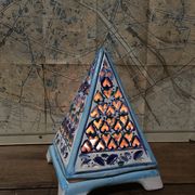 Photophore ceramic pyramid