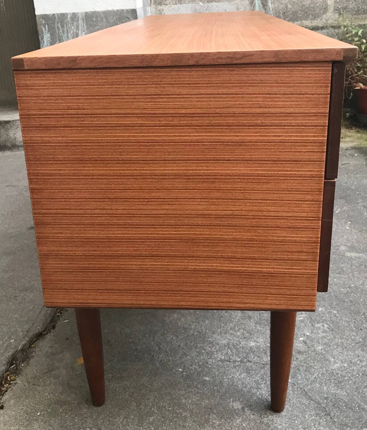 Teak enfilade, Schreiber edition from the 1960s/70s.