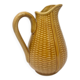 Brown Belgian ceramic pitcher