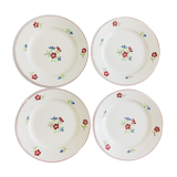 Lot de 4 assiettes Moulin des loups Hamage, Clémence