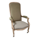 Voltaire Khaki Armchair