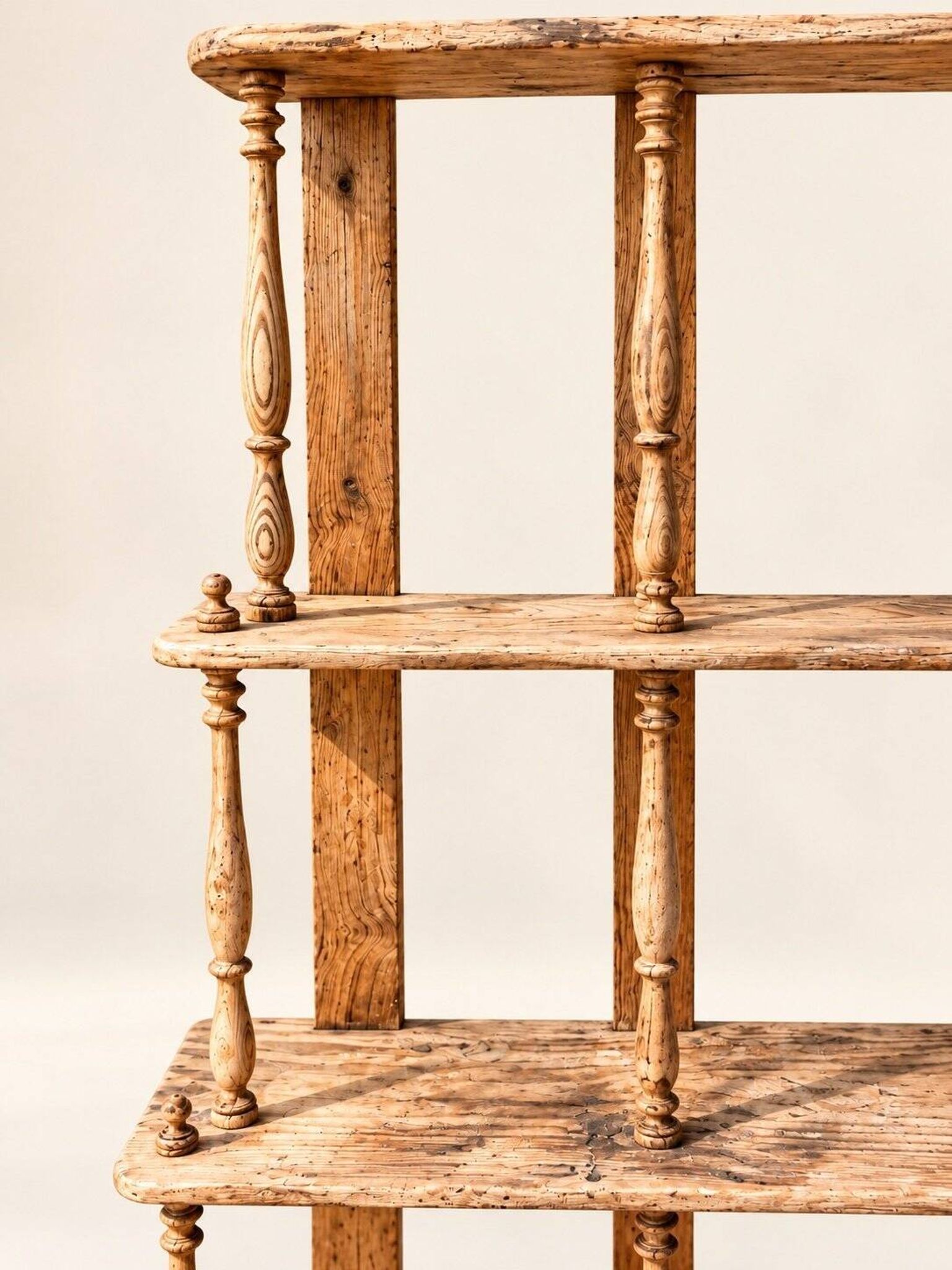 Step shelf – Louis-Philippe style – Solid pine – 19th century