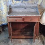 Bathroom furniture with marble