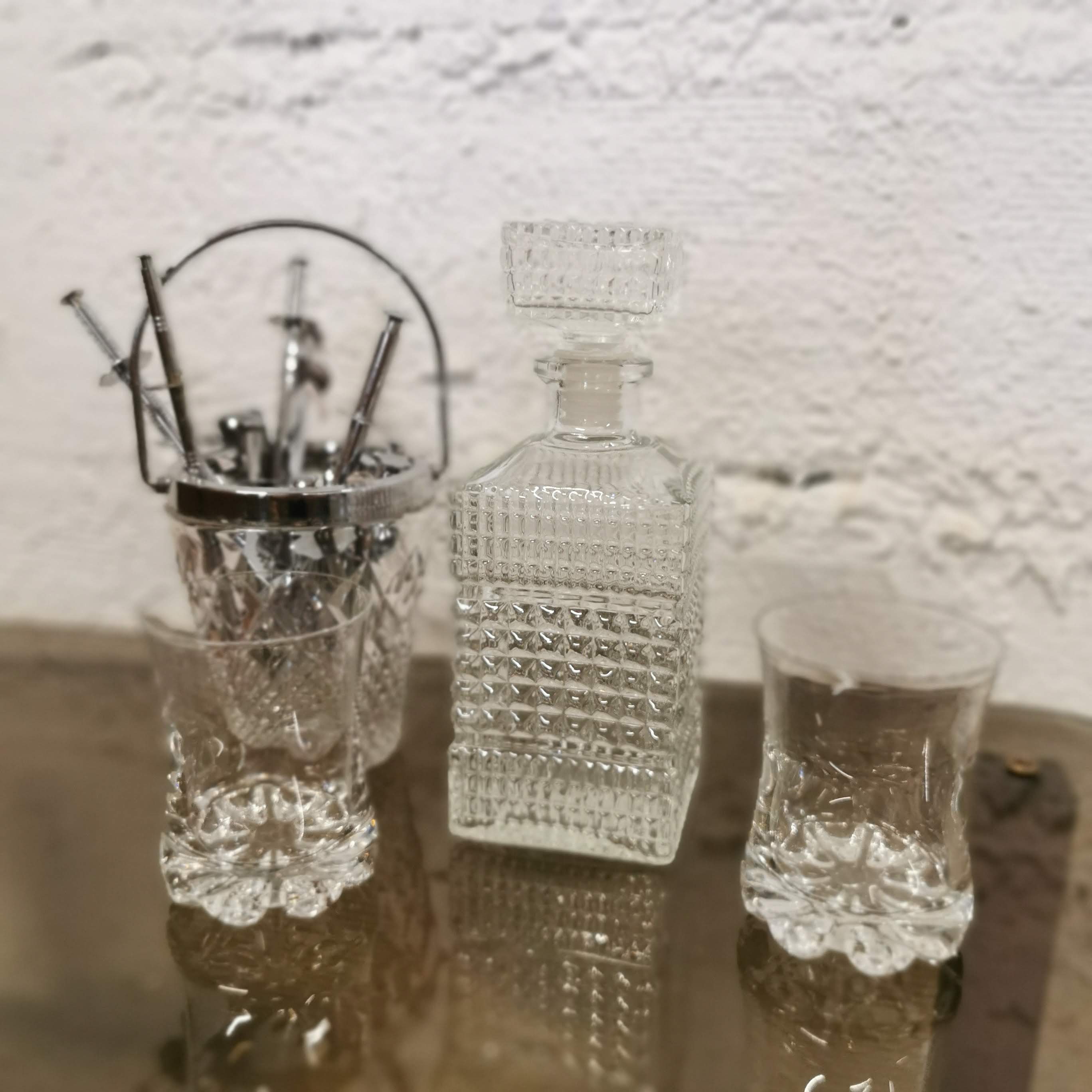 Pair of whiskey glasses