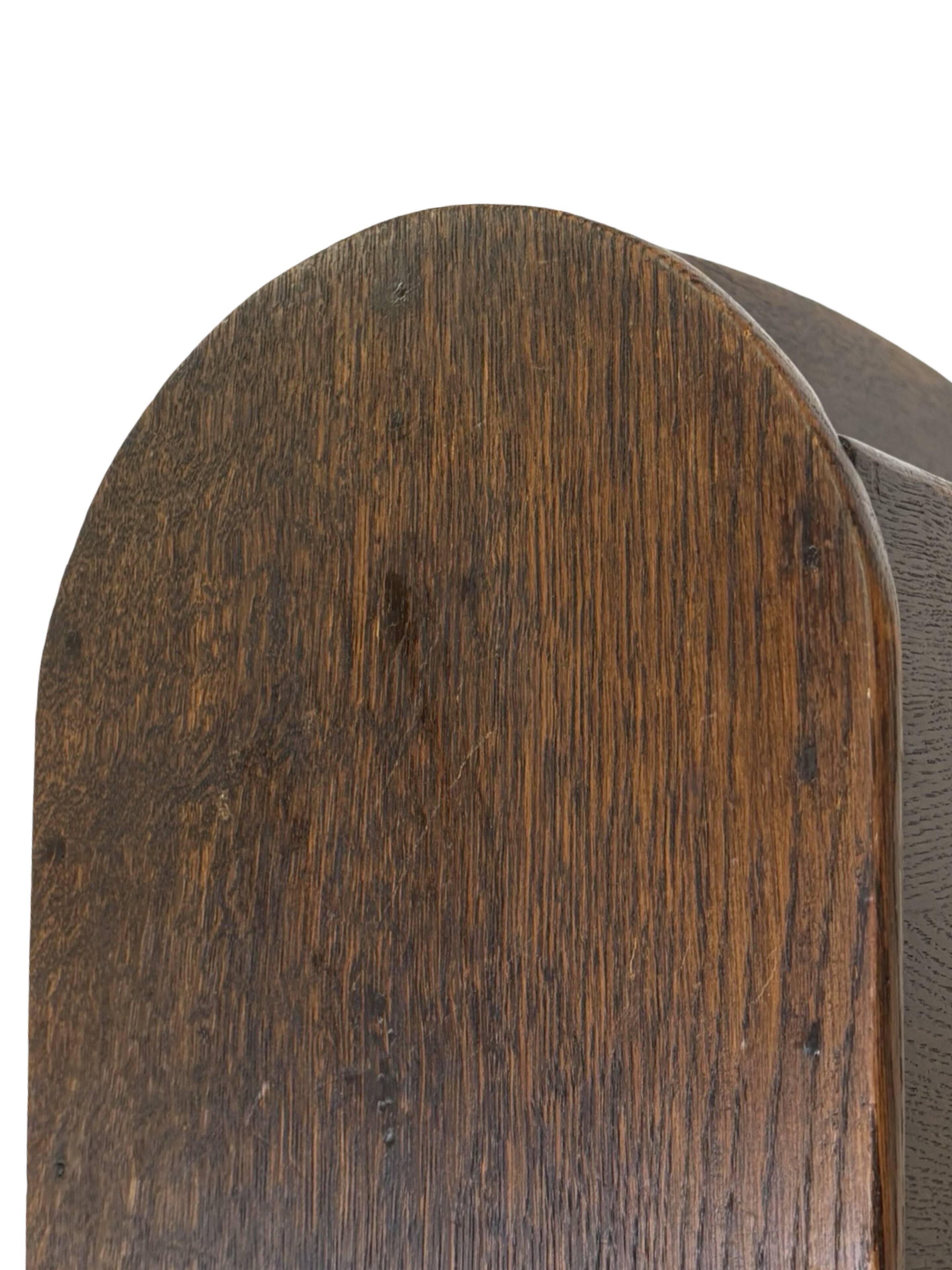 Art Deco Oak Newspaper Rack Magazine Rack 1950s design