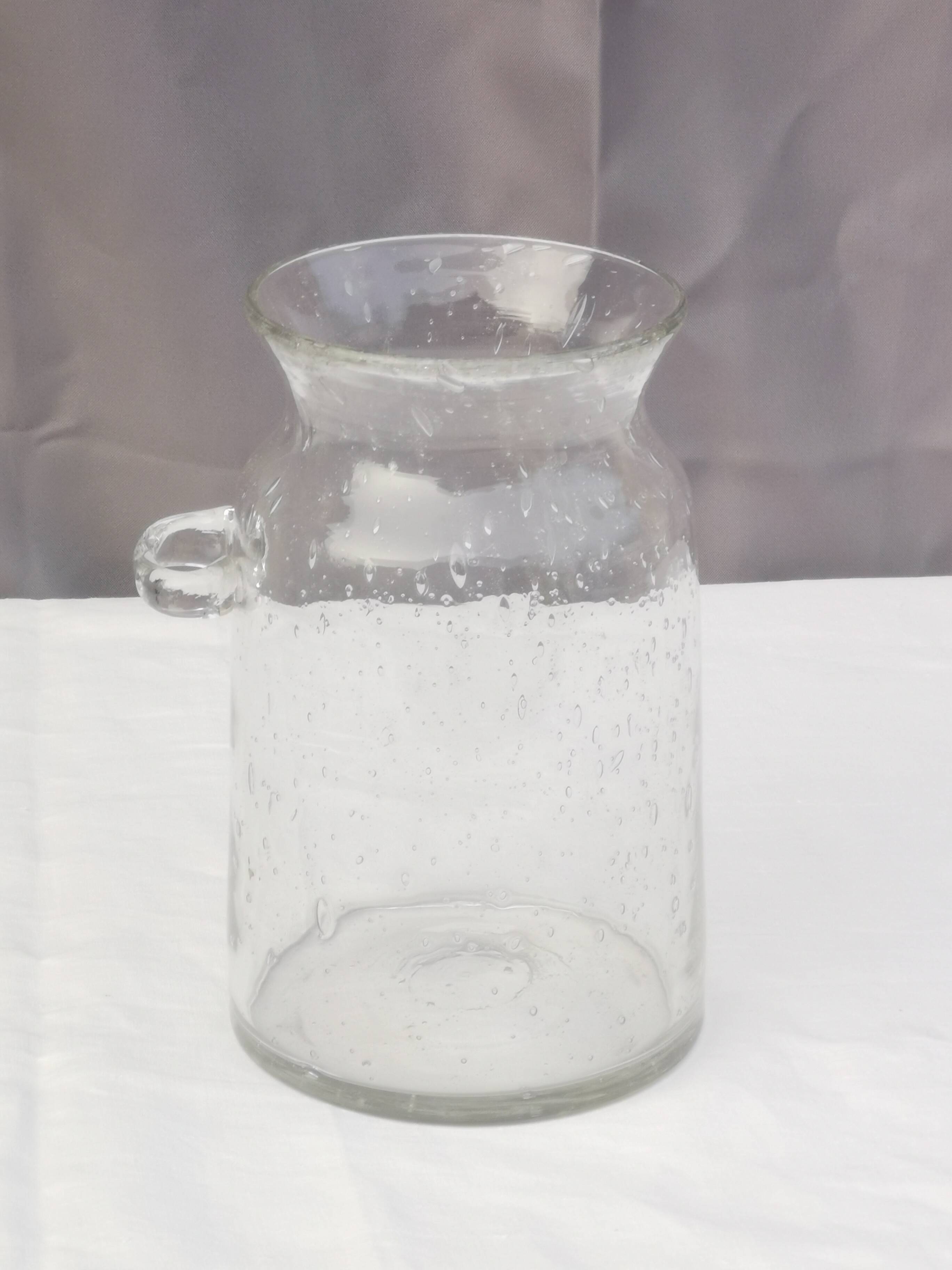 ANCIENT “BLOWN GLASS” POT 19th