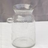 Pot en "verre souffle", XIXème s.