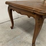 Louis XV style table in solid oak, 20th century