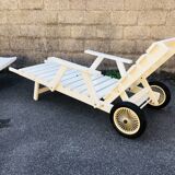 Pair of sun loungers 1960 R. Gleizes