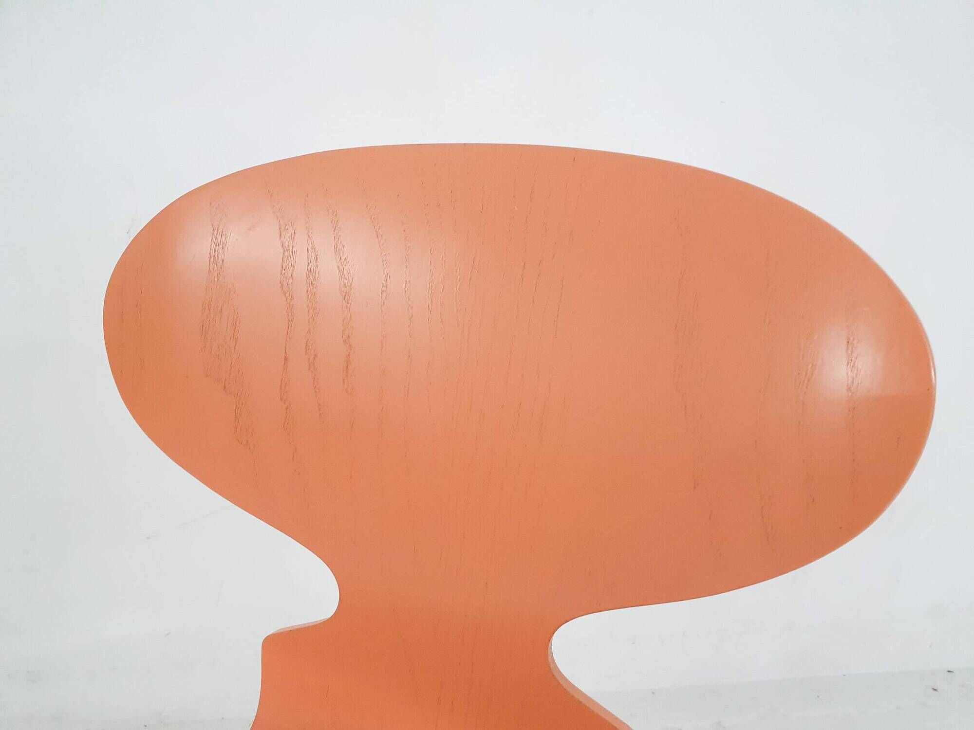 Arne Jacobsen for Fritz Hansen peach wooden "Ant" chair, Denmark 1996