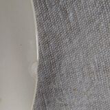 8 flat flowery plates country décor Lunéville Cornflower