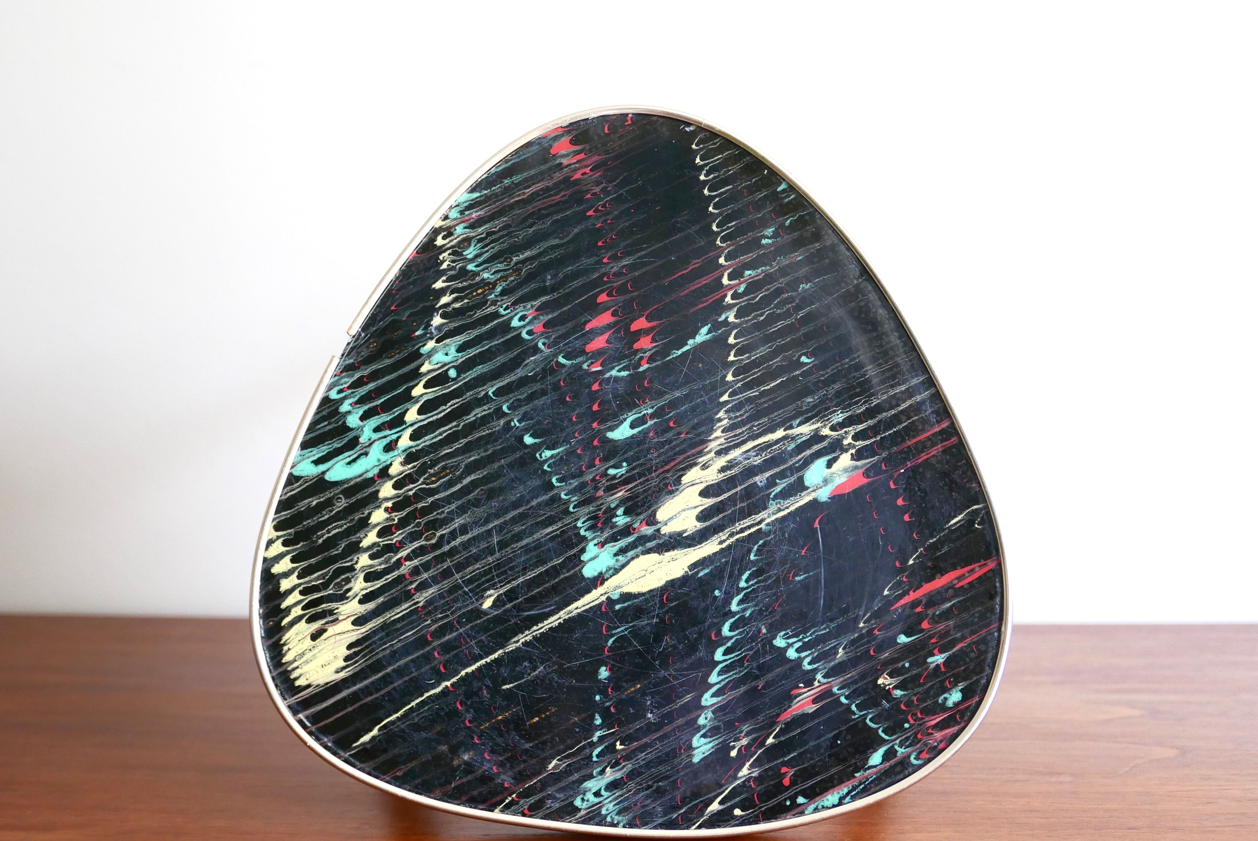 Table tripod set abstract, door harness plant - 50 years