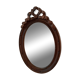 Miroir en bois oval années 30