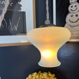 Cintage opaline blue pendant lamp