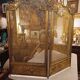 Very Beautiful Fireplace Screen 154 cm/77 cm in Bronze and Brass - Period 1880