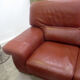 Leather sofa, 2 seats, Roche-Bobois brand