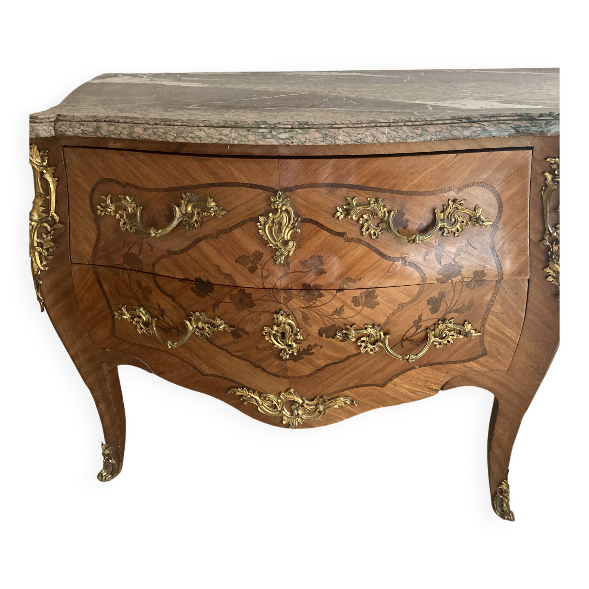 Louis XV style chest of drawers, early 1900s
