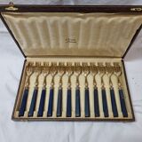 12 vermeil cake forks early twentieth century