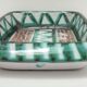 Ravier Robert Picault ceramic geometric decoration