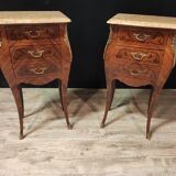 Pair of bedside Louis XV style