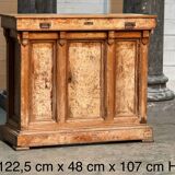 Antique pitch pine counter