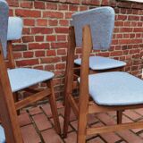 Lot of 4 60s chairs