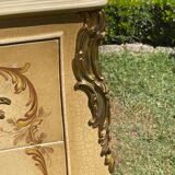Lacquered chest of drawers Louis XV style