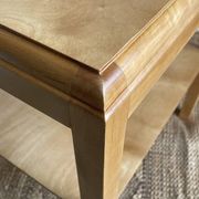 Swedish modern birch side table, late 20th century