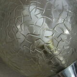 Pair of wall glass ball lamps