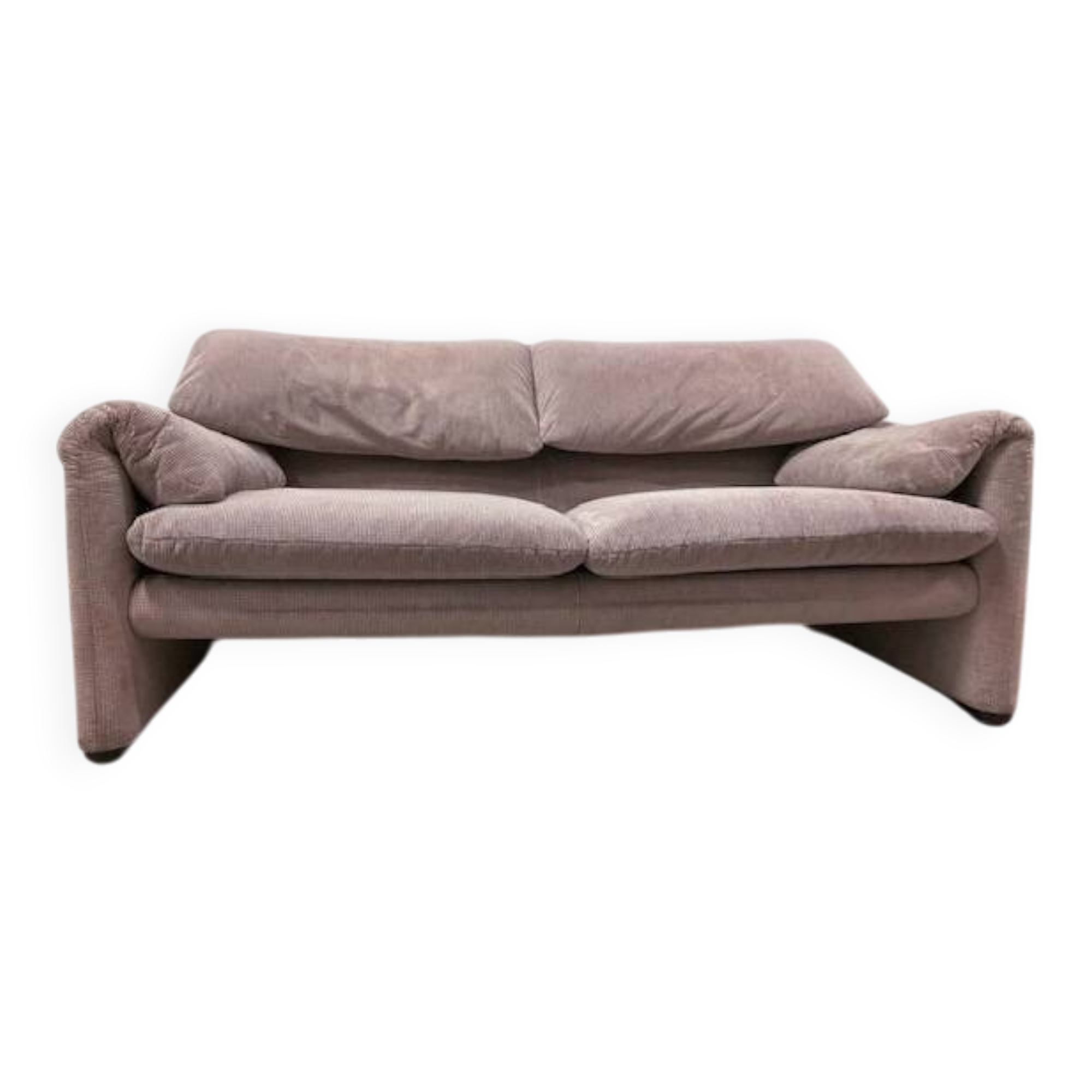 Maralunga 2-seater sofa by Vico Magistretti for Cassina