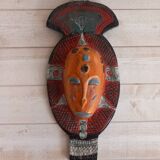 Colorful wooden tribal mask