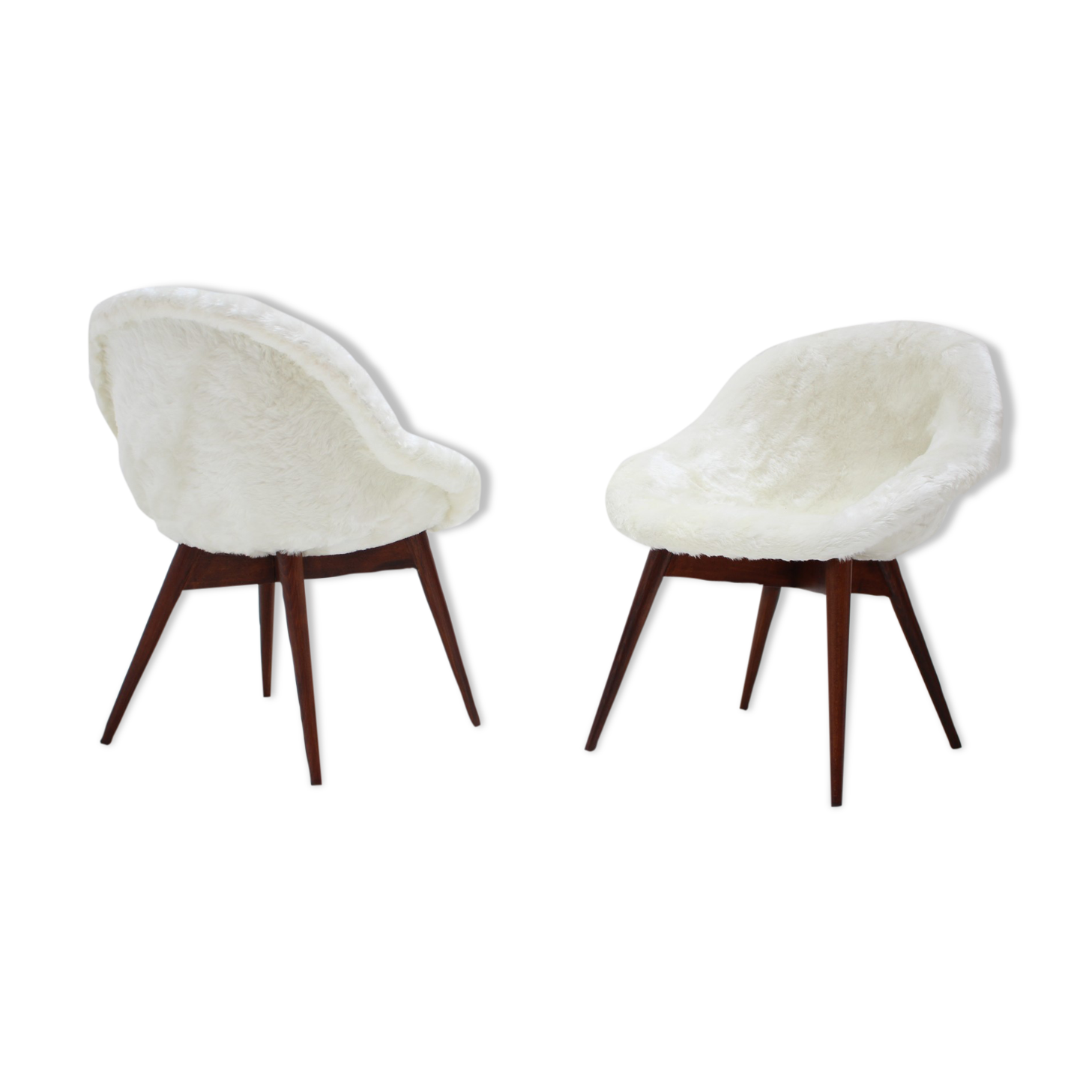 Pair of lounge chairs by Miroslav Navratil , 1960´s
