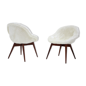 Paire de fauteuils par miroslav Navratil années 1960