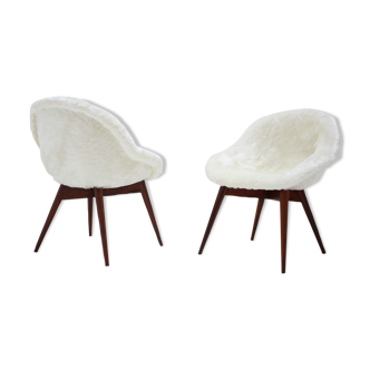 Pair of lounge chairs by Miroslav Navratil , 1960´s