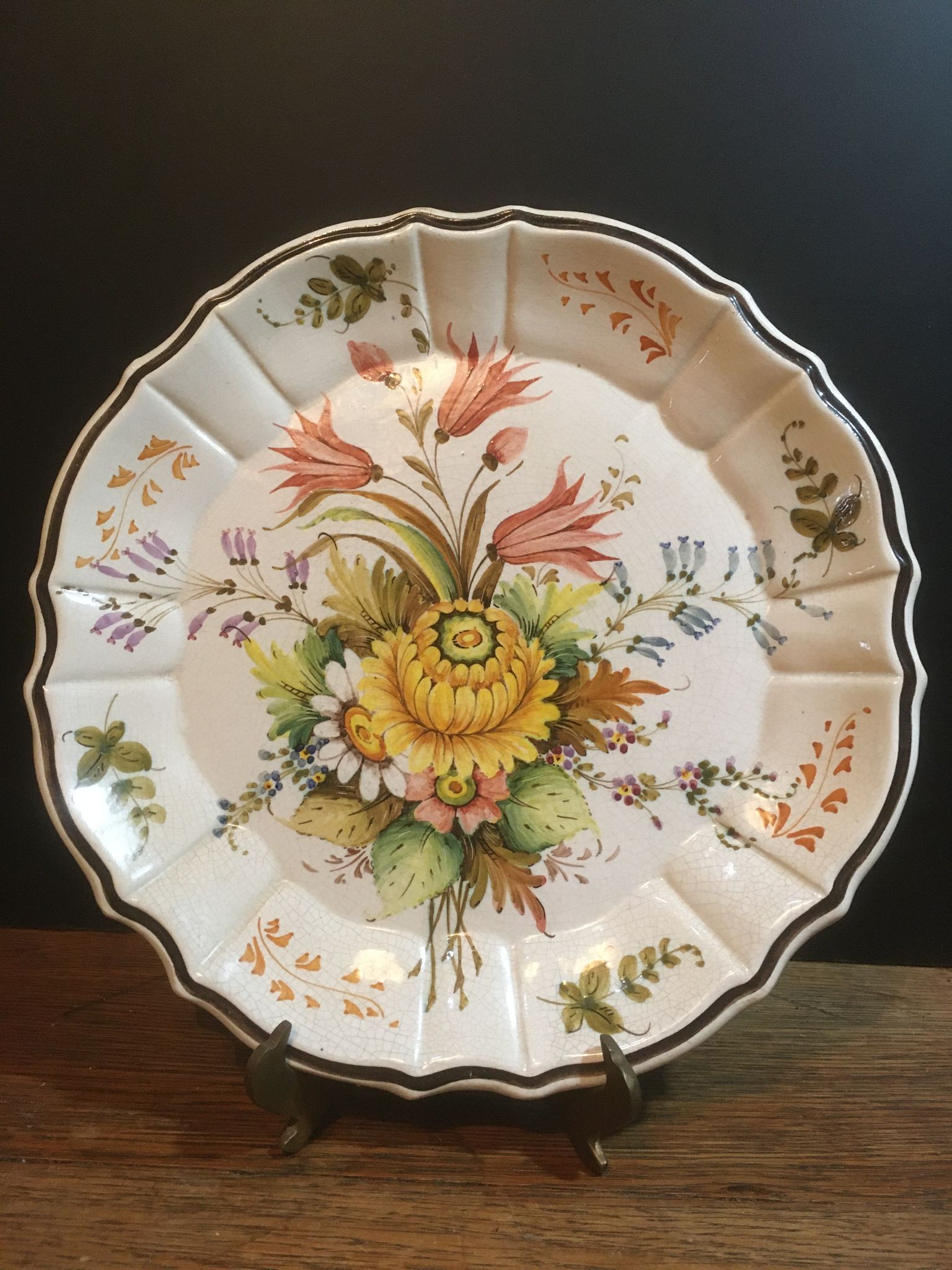 Assiette décorative "Antica. de Bassano" Italie
